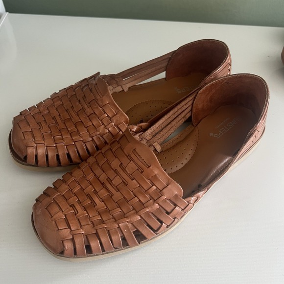 Sunsteps Huarache Brown Sandals Size 7.5 - Picture 1 of 7
